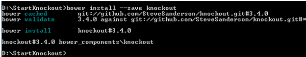 Install Knockout