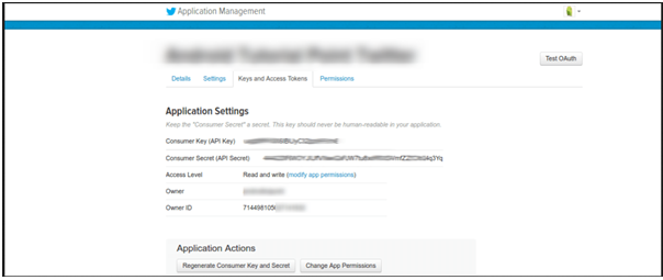 Twitter Login Integration 1