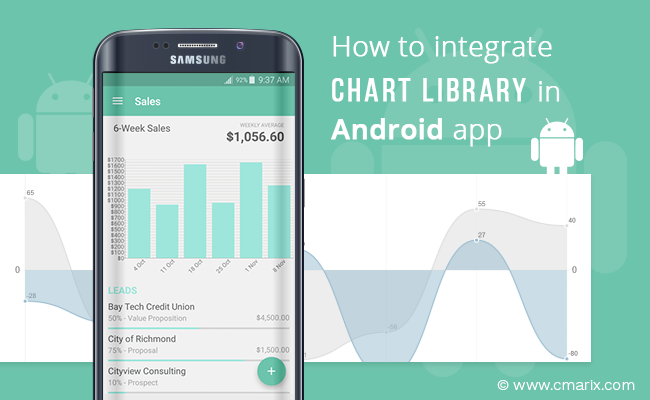 How to integrate chart library in Android mobile app