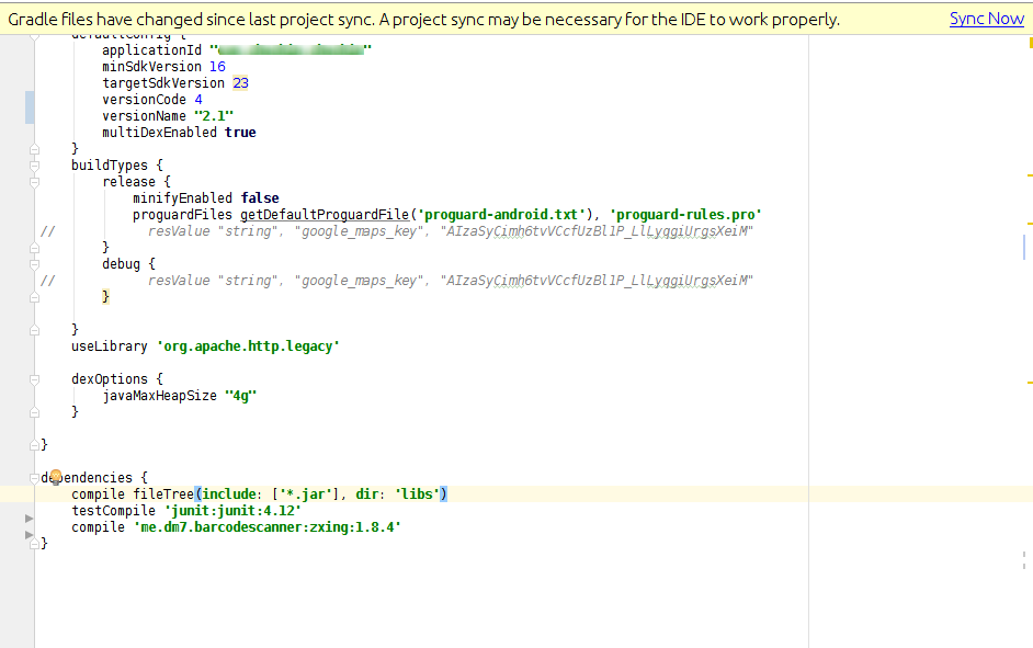 Barcodescanner implementation