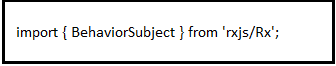 BehaviorSubject in Angular _1