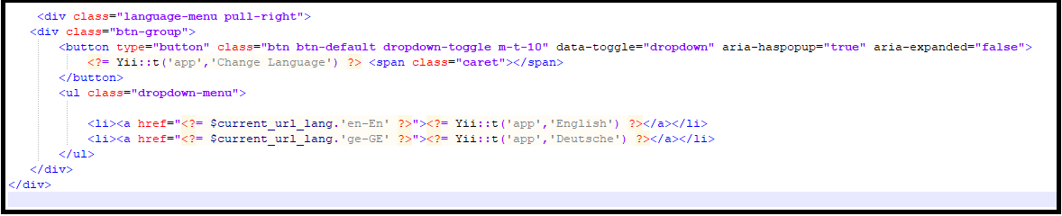 How To Implement Multi Language Functionality Into Yii2 Advanced Application Template