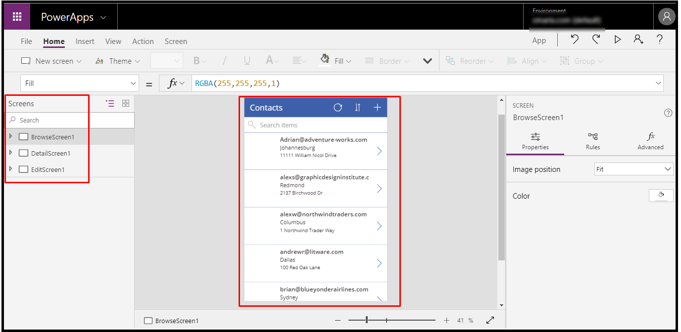 How to connect Dynamics 365 with PowerApps