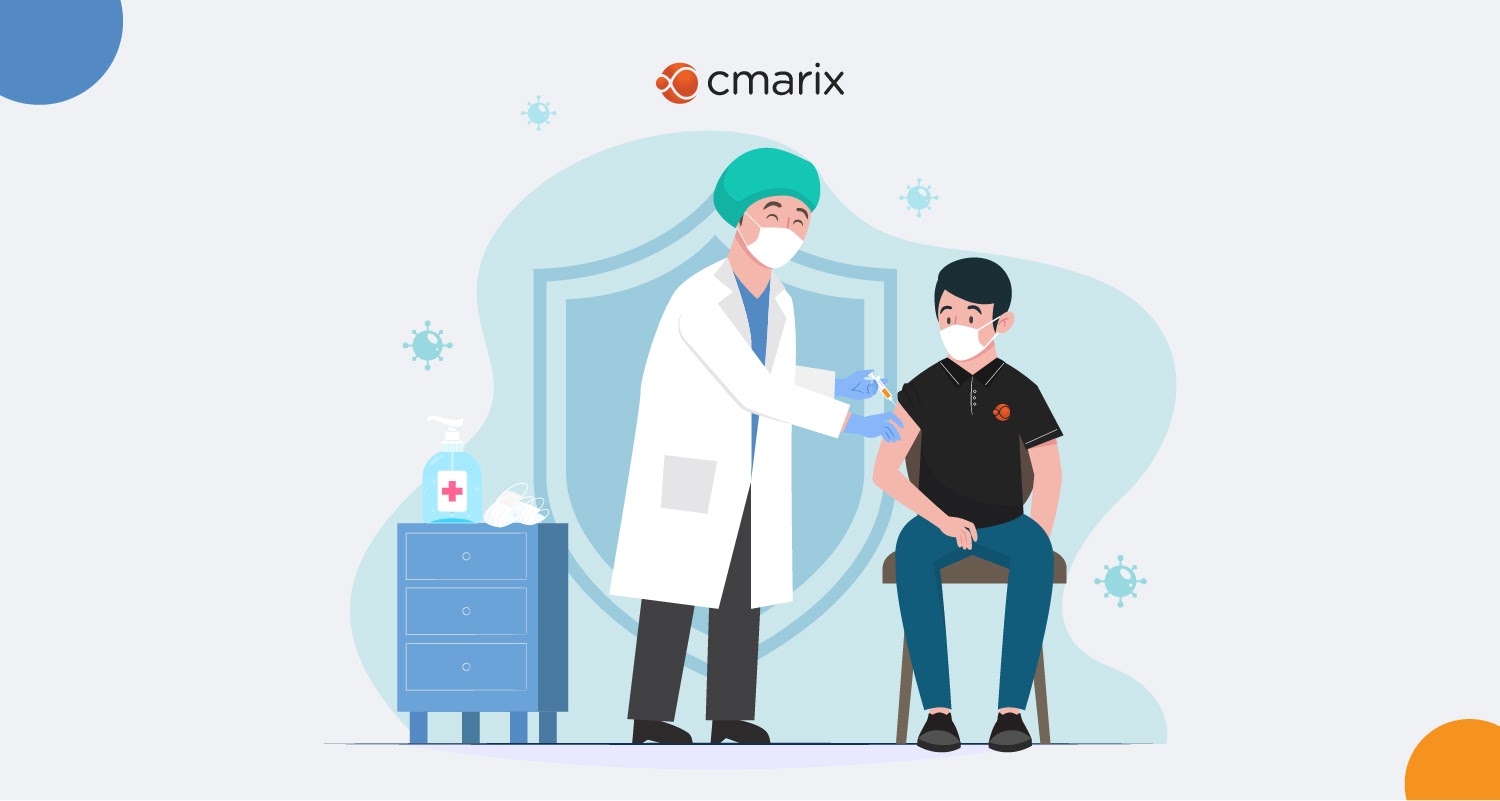 COVID19 Vaccination Drive at Our Workplace : CMARIX Technolabs