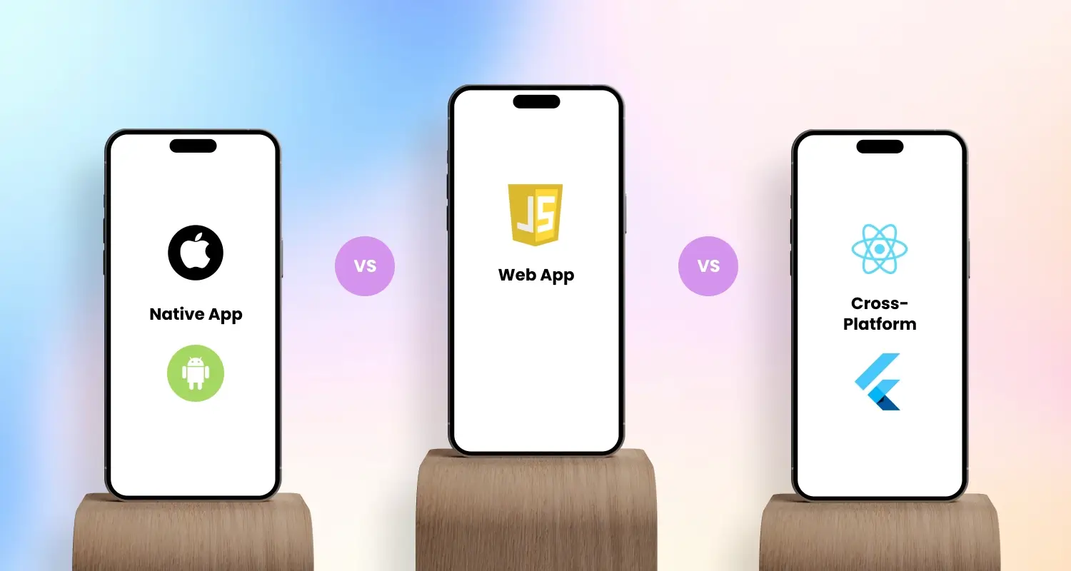 Web Apps Vs. Native Apps Vs Cross-Platform Apps - What to Choose in 2025?