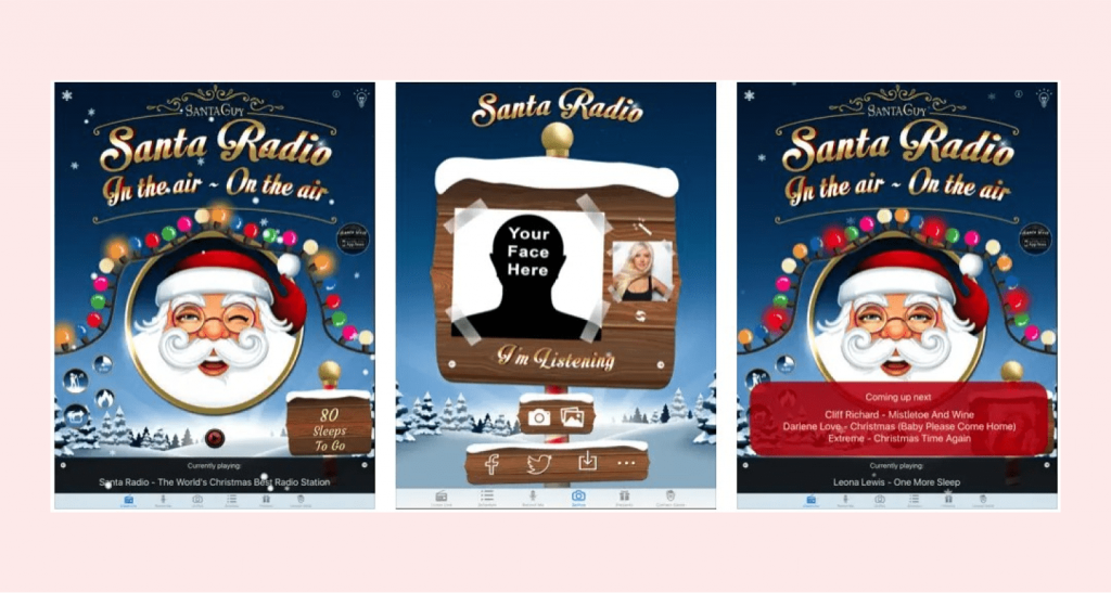 Santa Radio App ~ Worlds No. 1 Christmas Station