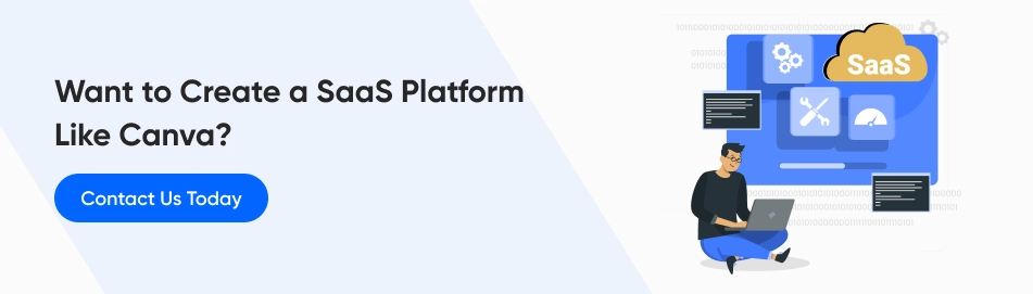 create a sass platform like Canva