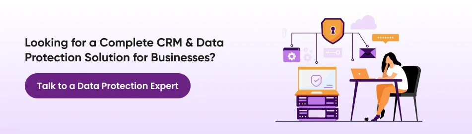 CRM and data protection solution