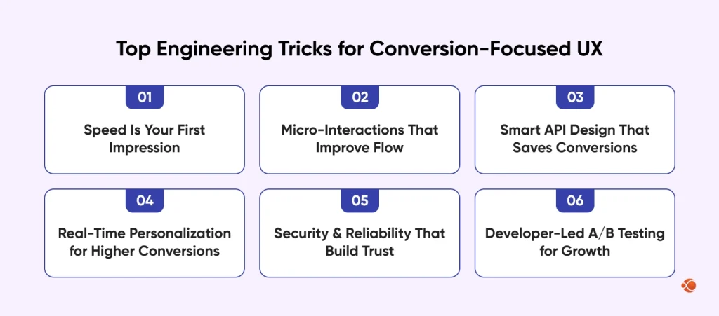 Engineering Tricks for  conversion UX 
