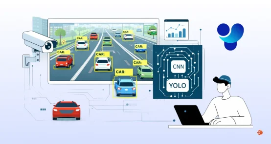YOLO Vehicle Detection for Real-Time Traffic Monitoring: Complete Guide Using CNN and DeepSORT